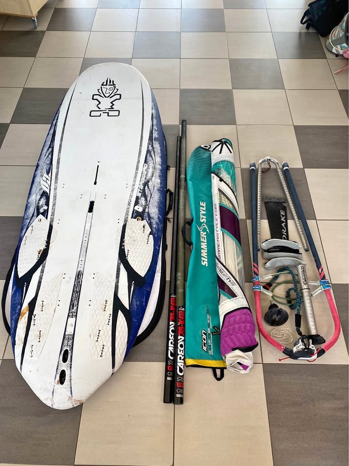 Starboard GO 175 + Pednik Simmer 4,2 Maszt 75%, Bom Mono, Akcesoria... second-hand kitesurf equipment