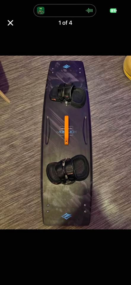 Naish Monarch Kiteboard 132x41 με bigair handle