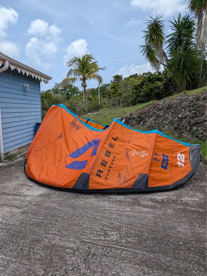 🪁 Pack Kitesurf : Duotone Rebel SLS 12m (2025) + Trust Bar Quad Control 2024