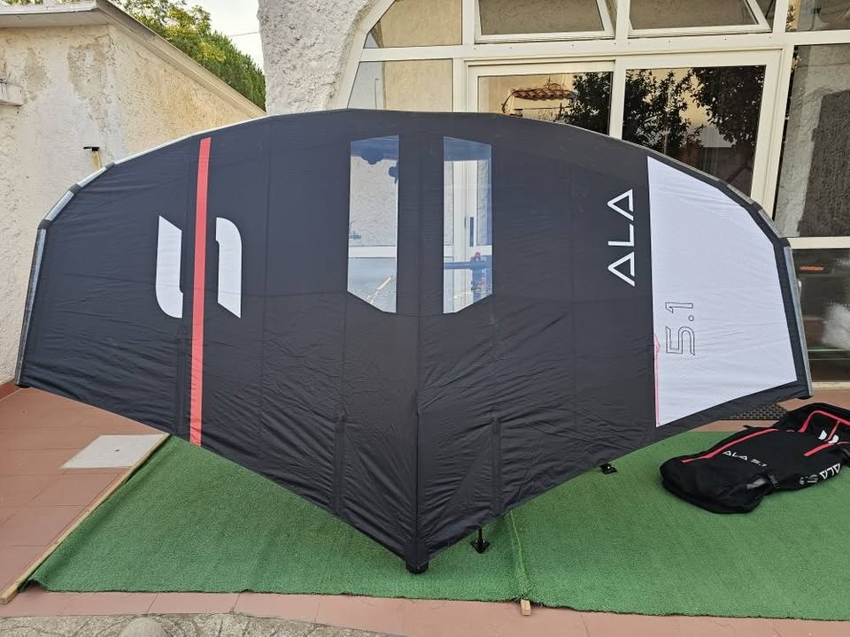 ALA WING SABFOIL ALA 5.1 2025 NUOVA APERTA SOLO X UN VIDEO BOMA CARBON INCLUSO