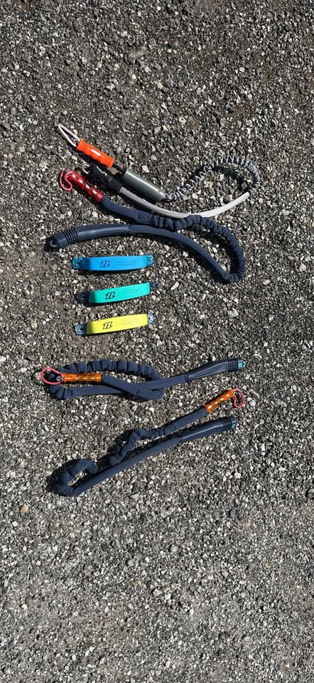 Kiteboarding - Leash Duotone a North. Rukojeť na prkno