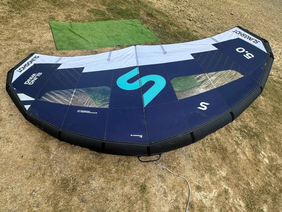 Slingshot slingwing 5m v6 with carbon boom used once second-hand kitesurf equipment