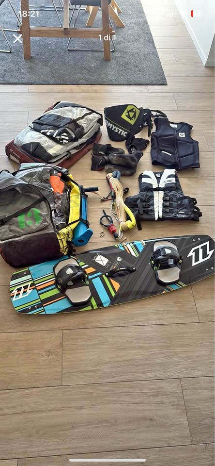 Kitesurf north ride