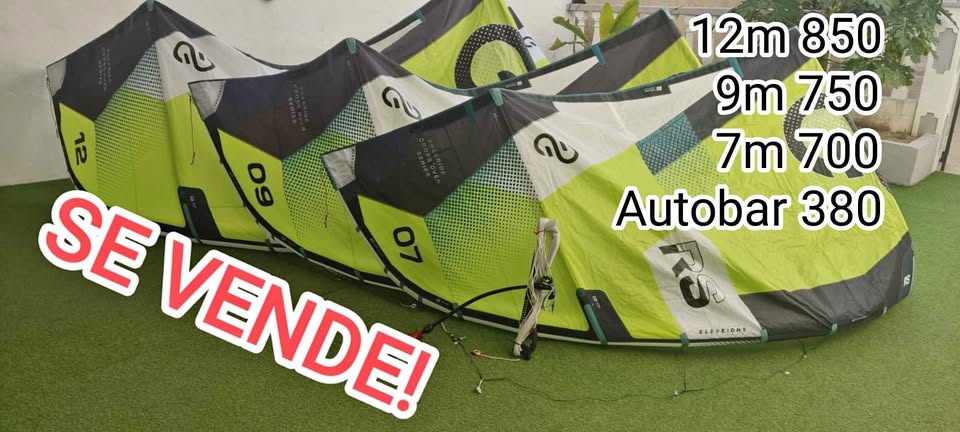 Kitesurf eleveight 9 7 barra second-hand kitesurf equipment