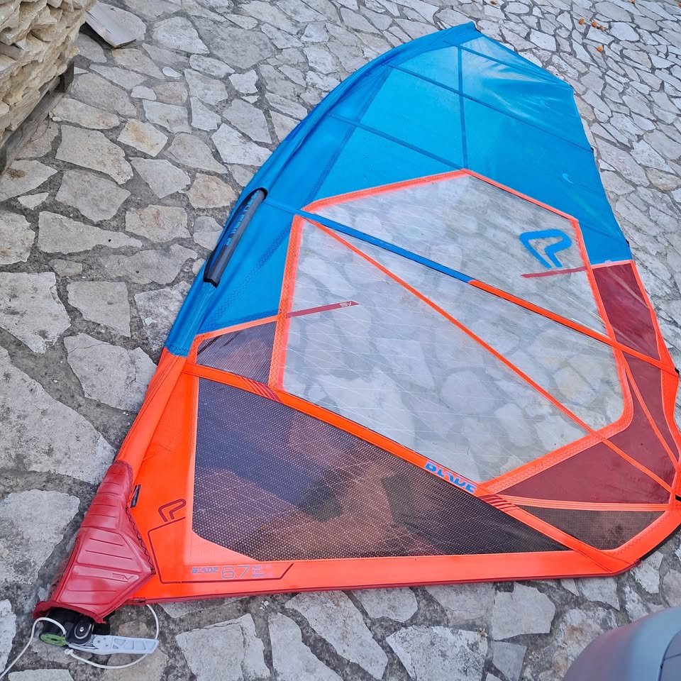 Vela windsurf severne blade 6.7 second-hand kitesurf equipment